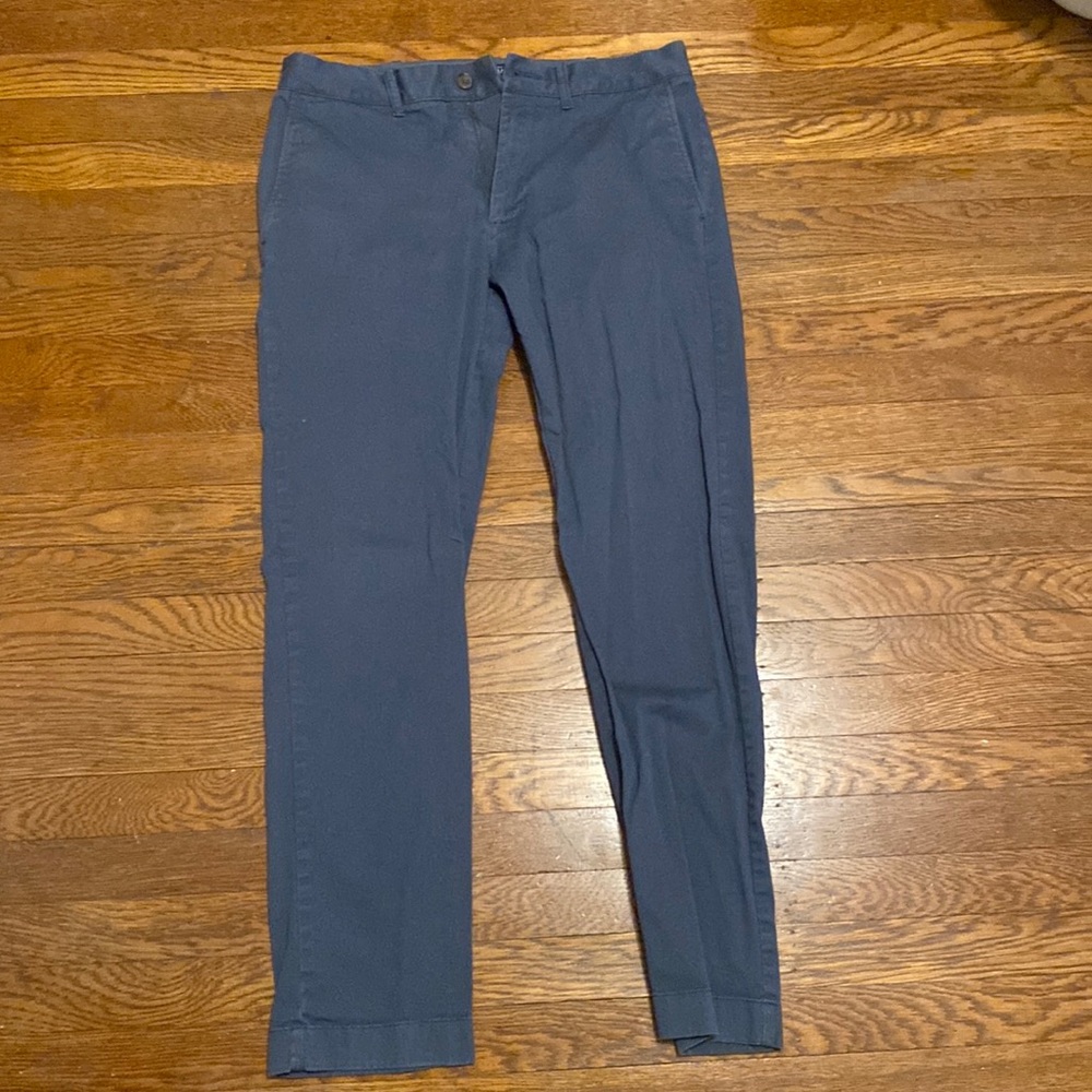 J.Crew Mercantile navy khakis, size slim 30x30